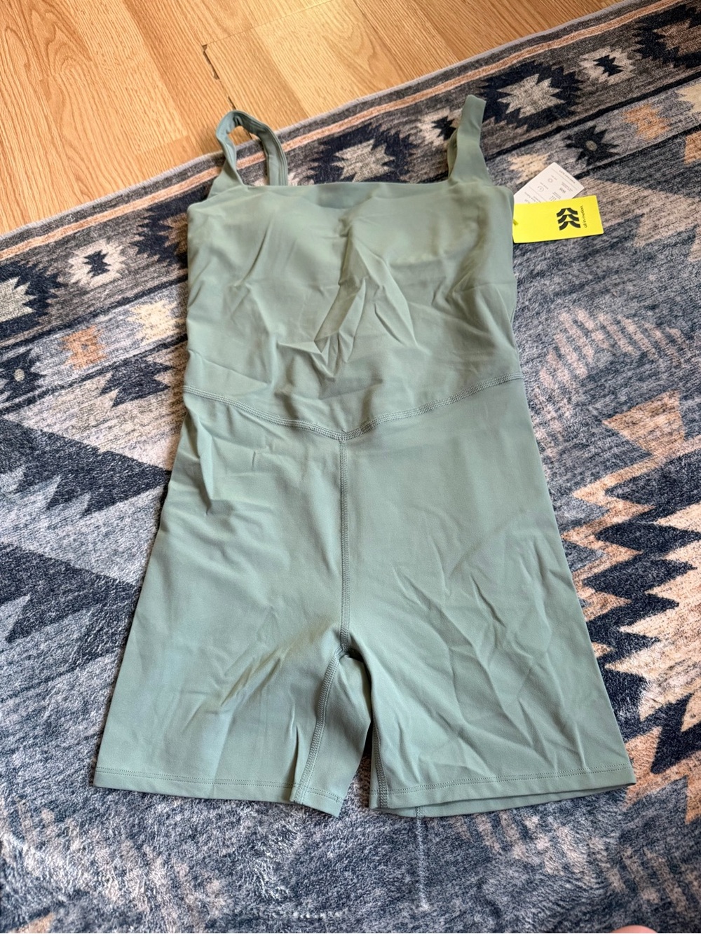 Target Olive Green Stretch Active One-Piece Bodysuit